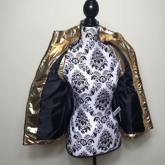 Michael Kors Vest 17Fashion Basics Metallic Gold W - Picture 6 of 8